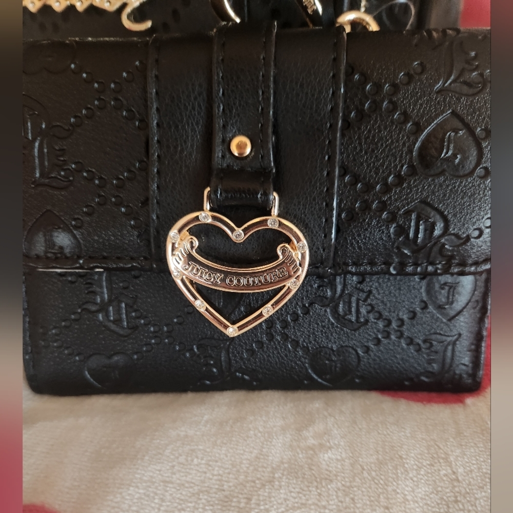 Juicy  Couture Semi Charmed Backpack and Wallet - Picture 6 of 13